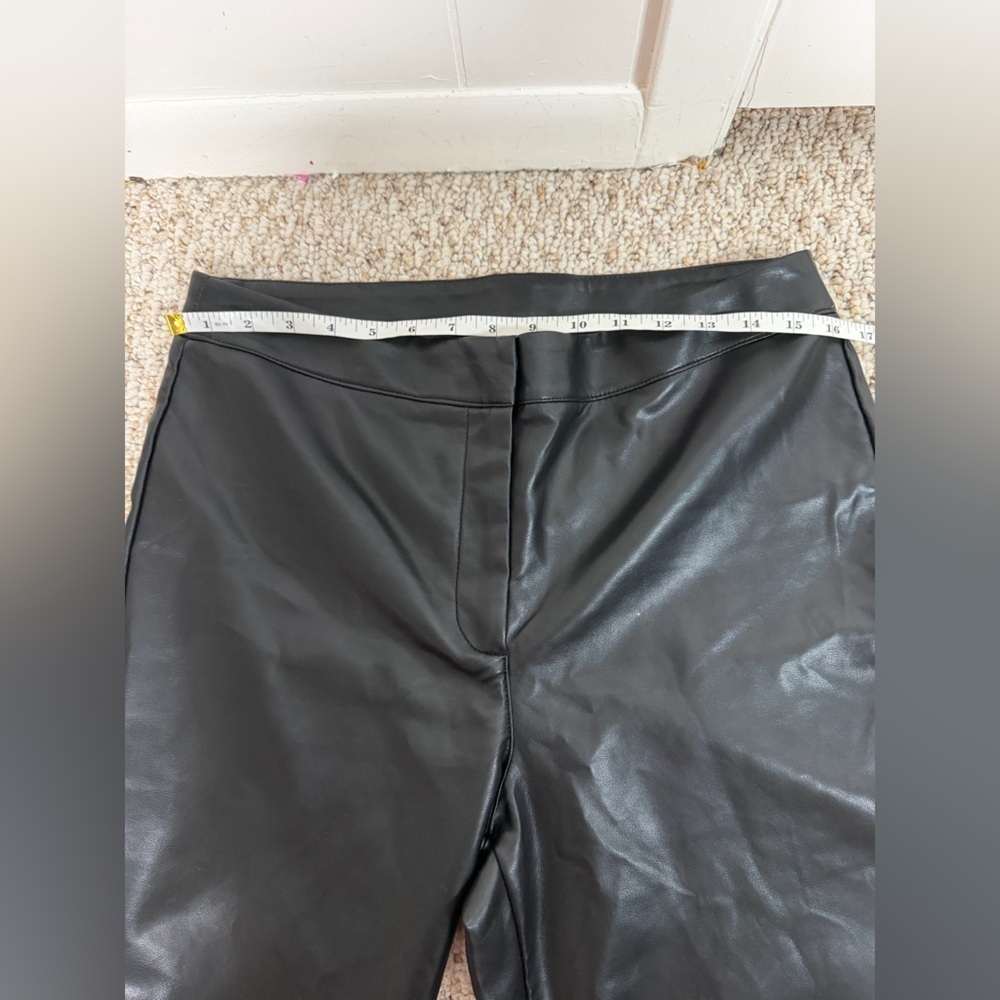 Bagatelle Collection Black Faux Leather pants size M - Picture 5 of 5